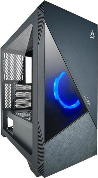 Корпус ATX AZZA Eclipse, Midi-Tower, без БП,  черный [csaz-440 eclipse]