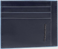 Чехол для кредитных карт Piquadro Blue Square PP2762B2R/BLU2, кожа натуральная, синий