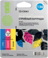 Картридж струйный Cactus CS-C9361 №136 многоцветный (18мл) для HP DJ 5443/D4163/DJ 6313/PS 2573/C3183/C4183/D5163/1513/1513s с чипом