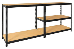 Стеллаж ПРАКТИК SBL 180KD металл, 1803x1200x450мм антрацит [s24499375509]