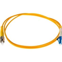 Оптический патч-корд TWT PVC, симплексный, LC/UPC-FC/UPC, SM OS2, 1.0 м LC-FC/SU-1.0