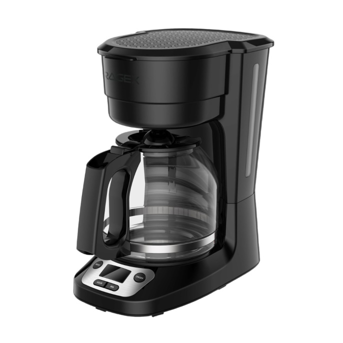 Капельная кофеварка RAGEX R407-000, 1.8 литра, 900 Вт, черная