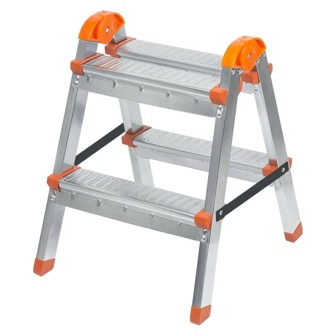 Стальная стремянка-табурет Zalger 2 ступени 9901-02