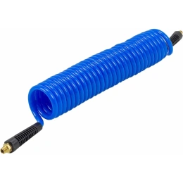 Шланг витой полиуретановый 8х12 мм, 7.5 м, с резьбовыми наконечниками 1/4" Forsage F-AHC-48D 58668 (F-AHC-48D(58668))