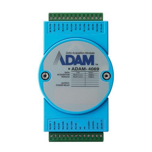 Модуль интерфейсный Advantech ADAM-4069-B Модуль релейного вывода, 8 каналов, Power Relay Output Module with Modbus