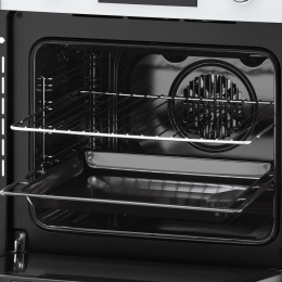 Духовой шкаф электрический Krona Adriano 60 Wh G2, 56л, дверца с 3 стеклами, белый