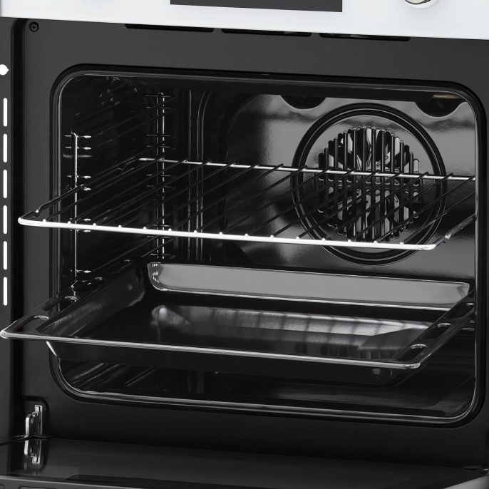 Духовой шкаф электрический Krona Adriano 60 Wh G2, 56л, дверца с 3 стеклами, белый