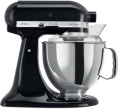 Миксер KitchenAid настольный с откидным блоком Artisan 4.8 л, черный
