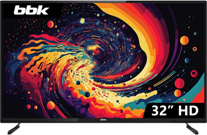 Телевизор LED BBK 32" 32LEM-1028/TS2C B черный HD 60Hz DVB-T DVB-T2 DVB-C DVB-S2 USB RUS
