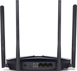 Wi-Fi роутер MERCUSYS MR70X, Wi-Fi 6, AX1800, 2.4/5ГГц, 3 LAN, черный
