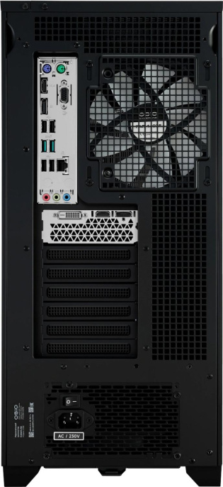 ПК Osio CyberLine C59i i5 12400F 2.5 16Gb SSD1Tb RTX3050 6Gb без ОС GbitEth 550W черный С59I-001B