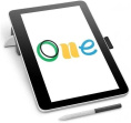 13.3" Графический планшет-монитор Wacom One 13 Touch, 1920x1080, белый [dth134w0b]