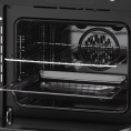 Духовой шкаф электрический Krona Adriano 60 Bl G2, 56л, дверца с 3 стеклами, черный