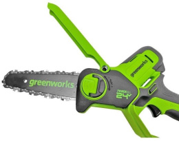 Цепная пила Greenworks GD24CSMNX аккум. 450Вт дл.шины:6" 15cm 1аккум. 2Ач ЗУ 2008707UA