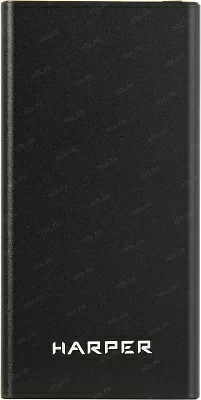 Внешний аккумулятор HARPER PB-10031 Black (2xUSB 2.1A 10000mAh Li-Pol)