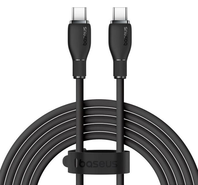 Кабель Baseus P10355702111-B1 Pudding Series Fast Charging Cable Type-C to Type-C 100W 1.2m Cluster Black