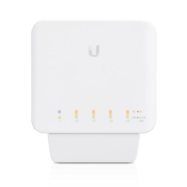 Коммутатор Ubiquiti UniFi Switch Flex |USW-Flex| PoE-коммутатор, 5х 1G RJ45, раздача 46 Вт (027595)