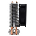CBR-CC-2800-PWM Кулер для процессора, Al+Cu, 2 heat pipes, Socket 775/1155/1156/1150/1151/1200/1700/940/AM2/АМ2+/АМ3/AM3+/FM1/FM2/AM4/AM5, TDP 95W, 90mm Fan, 1600RPM, HB, PWM, 4pin, 26db