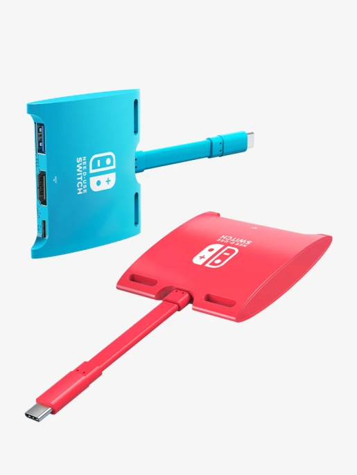 Док-станция Switch CABLETIME CB40U CT-SHUB31-PBU для Nintendo Switch OLED 3 в 1 USB C HUB Blue