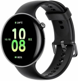 Смарт-часы Honor Watch Fit Active IVY-B19 Black (5502ABWQ) (экран: 1.32", AMOLED, разрешение: 466x466, 352 PPI, 32 МБ ОЗУ+4 ГБ ПЗУ, 1 кнопка, GPS/ГЛОНАСС/Beidou/GALILEO/QZSS, Bluetooth 5.4, микрофон, датчики: пульса/геомагнитный/гироскоп, батарея: 480 мА·