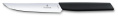 Нож кухонный Victorinox Swiss Modern, столовый, для стейка, 120мм, заточка прямая, стальной, черный [6.9003.12]
