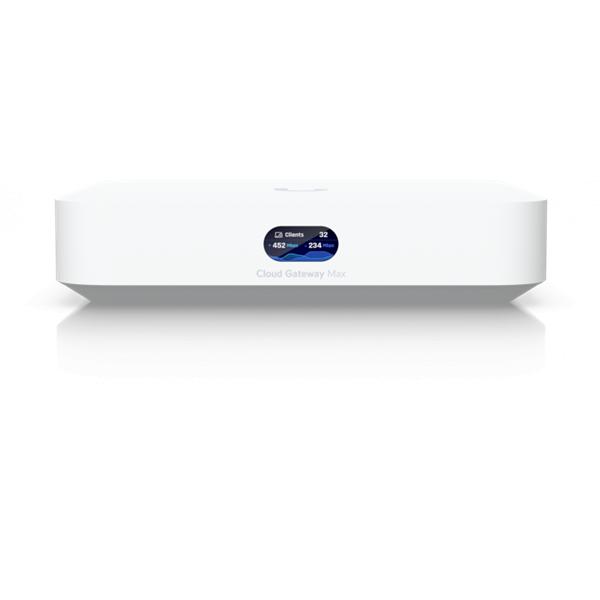 Ubiquiti UniFi Cloud Gateway Max 512GB Маршрутизатор 4 ядра (1,5 ГГц), 4х 2.5G RJ45, 1х 2.5G RJ45, SSD 512 ГБ UCG-Max