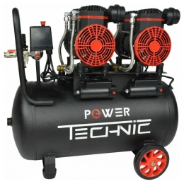 Поршневой малошумный безмасляный компрессор POWER TECHNIC с фильтром влагоотделителем ACL480/050