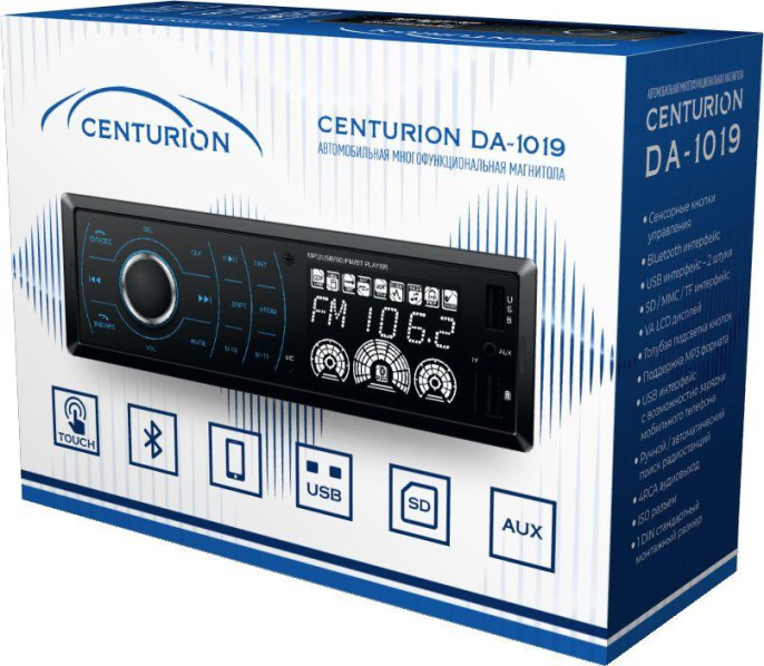 Автомагнитола Centurion DA-1019 1DIN 4x50Вт 2059115