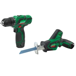 Набор инструментов STATUS 07125601: дрель-шуруповерт CT12-2Li + сабельная пила RS 500