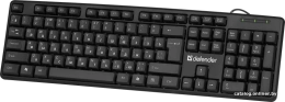 Defender Проводная клавиатура Element HB-520 USB RU,черный,полноразмерная USB 45522