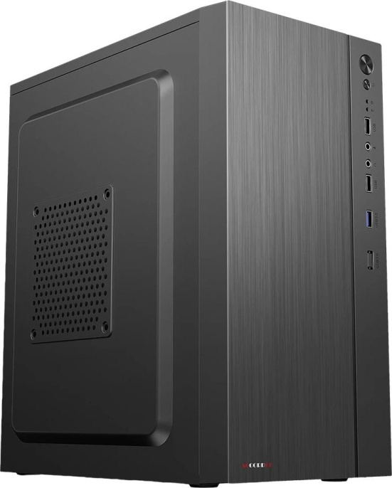 Корпус Accord ACC-XA05 черный без БП mATX 1x80mm 1x120mm 2xUSB2.0 1xUSB3.0 audio bott PSU