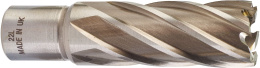 Фреза Milwaukee HSS D22х50мм (4932343297) (кольцевая, с хвостовиком Weldon 19мм, на 30% больше производительности)