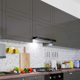 Встраиваемая вытяжка LEX Hide 500, управление кнопочное, черный [chat000120]