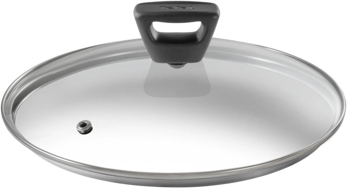Сковорода Tefal Force 4218922 круглая 22см покрытие: Titanium ручка несъемная (с крышкой) черный (9100048320)