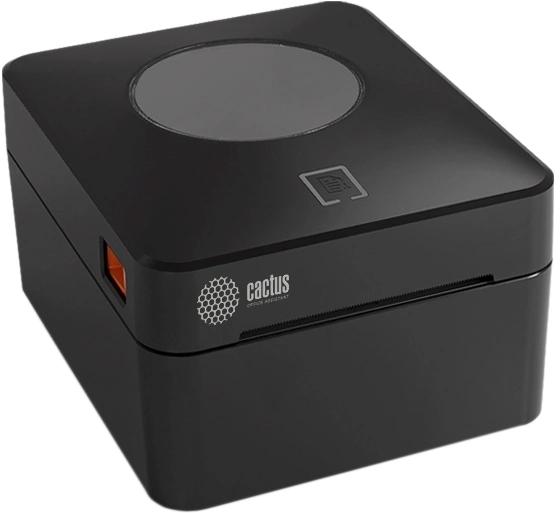 Термопринтер Cactus CS-TP-D410UB 203dpi 160мм/с/USB/BT для печ.этик. черный
