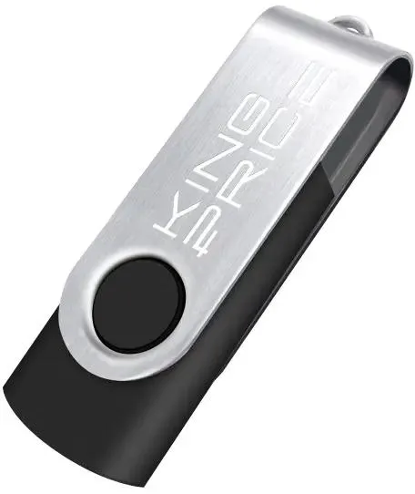 Флешка USB KINGPRICE KPFD2 64ГБ, USB2.0, черный [kpfd2a064abk]