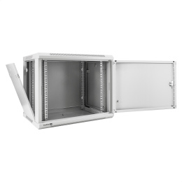 Шкаф телекоммуникационный 19" настенный 9U ExeGate EC-WM-9U.450.M.GREY (19”, 9U, 600x450x500mm (ШхГхВ), передняя дверь металл, съемные боковые панели, пыле- и влагозащита IP23, светло-серый RAL 7035) EX298613RUS