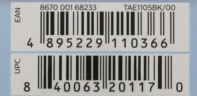 Наушники Philips TAE1105BK/00, 3.5 мм, внутриканальные, черный