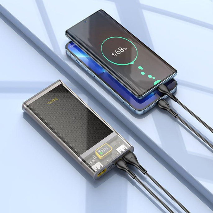 Внешний аккумулятор (Power Bank) Hoco J103 Discovery edition,  10000мAч,  серый [j103 discovery edition gray]