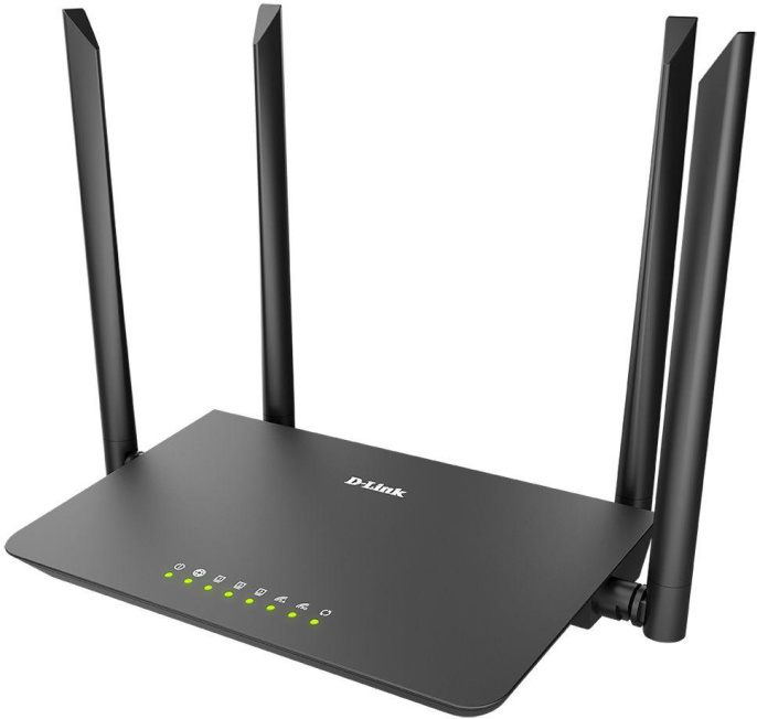 Wi-Fi роутер D-Link DIR-820/RU/A1A,  Wi-Fi 5,  AC1200,  2.4/5ГГц, 3 LAN,  черный