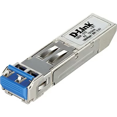 Трансивер D-Link DEM-210, 100BASE-FX Single-Mode 15KM SFP Transceiver (10 pcs bundle)