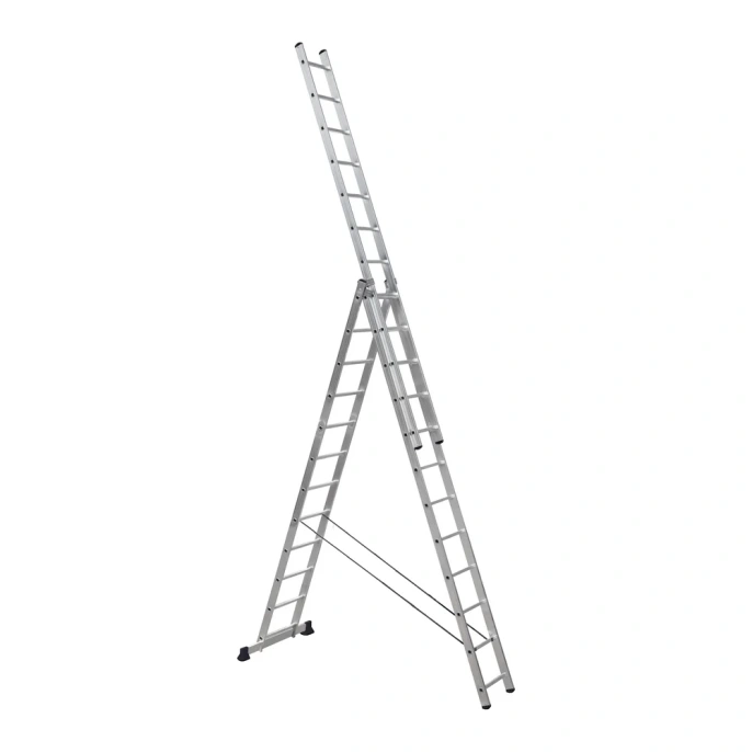 Алюминиевая трехсекционная лестница-стремянка SevenBerg 3x12 920312