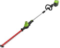 Greenworks GD60PHT61 Кусторез штанговый аккумуляторный, 60 В, 51 см, бесщеточный, без АКБ и ЗУ [2301107]