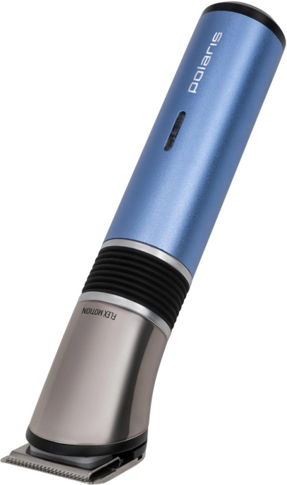 Машинка для стрижки Polaris PHC 0401RB голубой насадок в компл:1шт