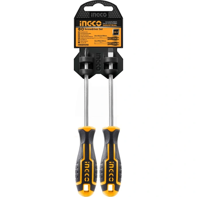 Набор отверток INGCO 2 шт INDUSTRIAL HKSD0248
