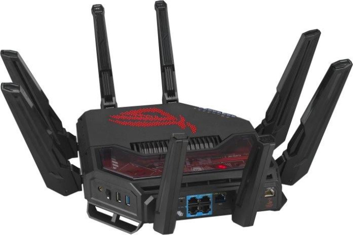 Роутер беспроводной Asus GT-BE19000 BE19000 100/1000/10000BASE-T черный