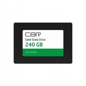 CBR SSD-240GB-2.5-LT22, Внутренний SSD-накопитель, серия "Lite", 240 GB, 2.5", SATA III 6 Gbit/s, SM2259XT, 3D TLC NAND, R/W speed up to 550/520 MB/s, TBW TB 120