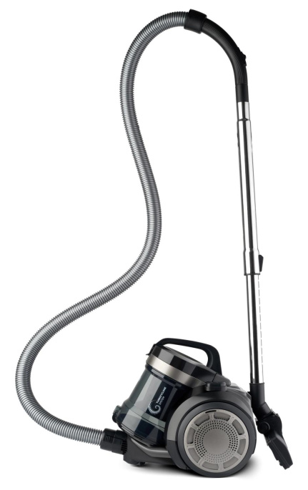 Пылесос DOMFY DSB-VC502, 2000Вт, черный/черный