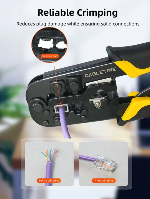 Инструмент CABLETIME CNT1C (CT-CCT-PY) для обжима кабеля