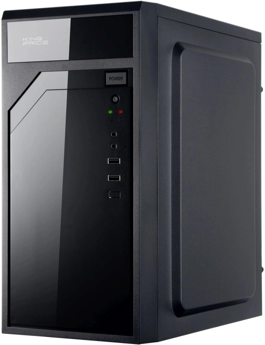 Корпус mATX KINGPRICE KPCC-MN208, Mini-Tower, без БП,  черный